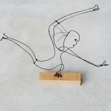 Vintage Wire Person Sculpture