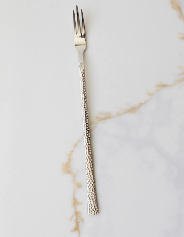 Hammered Stainless Steel Fork