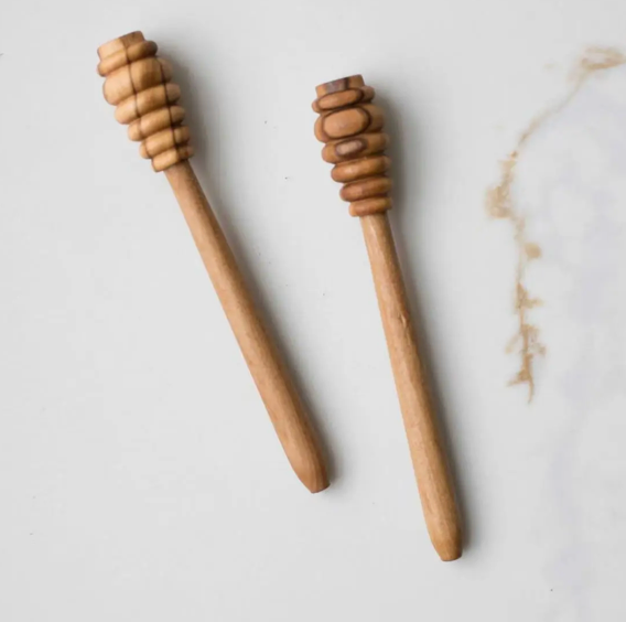 Olive Wood Honey Dipper