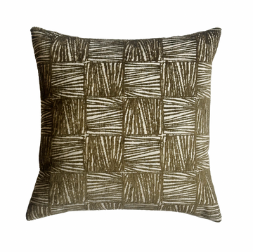 Olive Etched Pillow 20