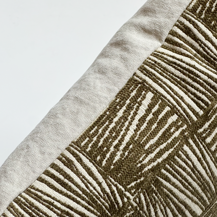 Olive Etched Pillow 20