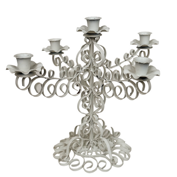 Vintage Scroll Candelabra