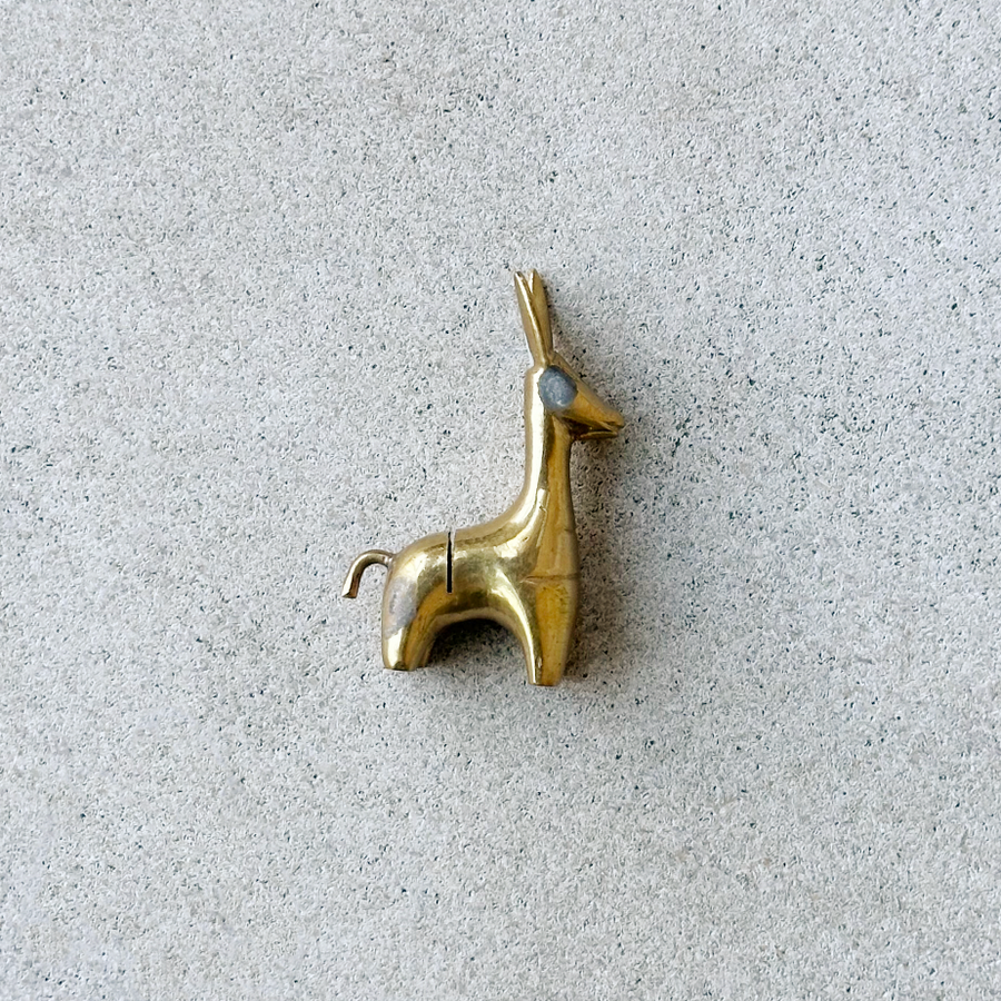 vintage brass card holders