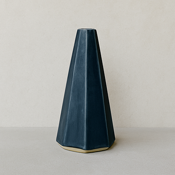 Inverted Vase / Large Jet Black
