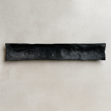 CN Tulip Wood Long Tray w/ Brass Dot Detail