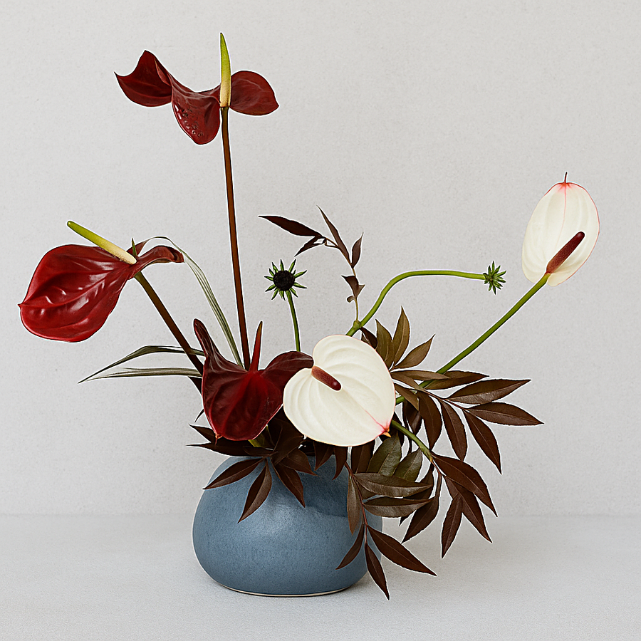 Blue Haze Bud Vase / Squat