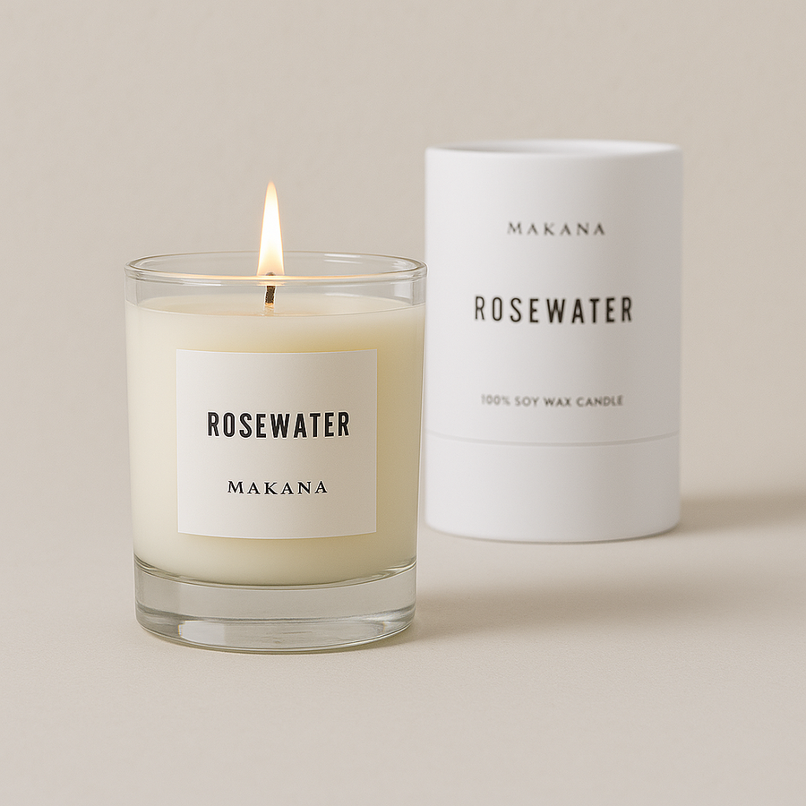 Makana Candle / Rosewater