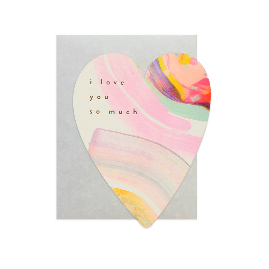 Rainbow Heart Greeting Card