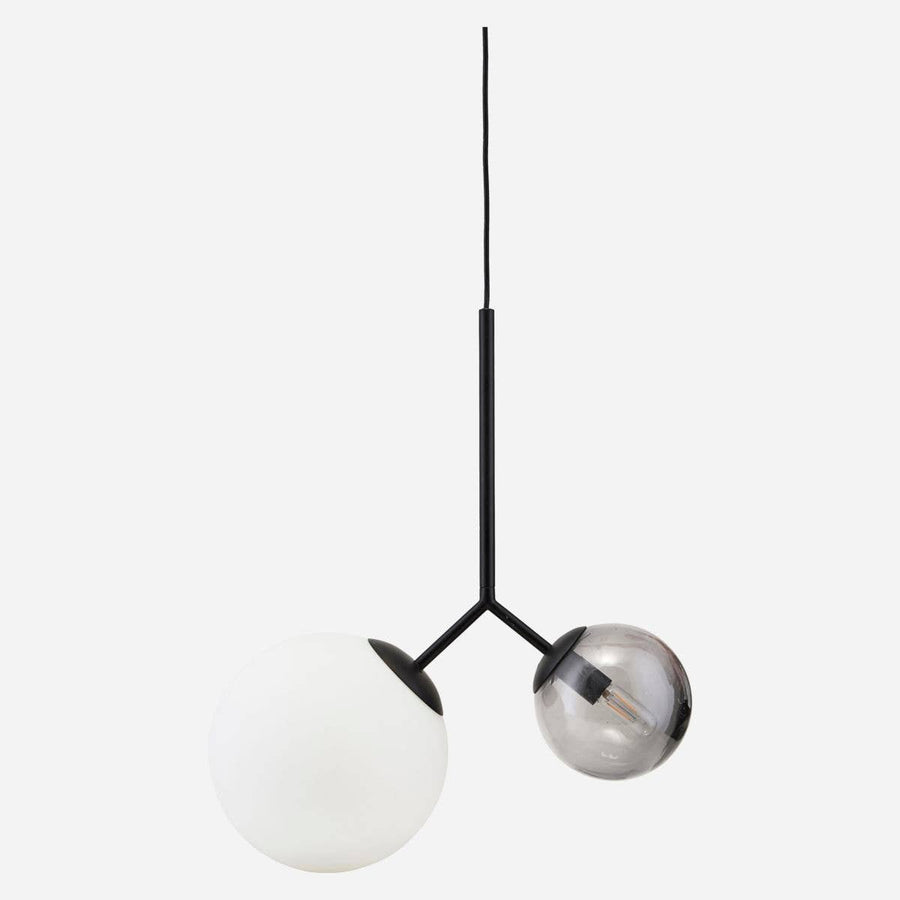 Twice Black Ceiling Light