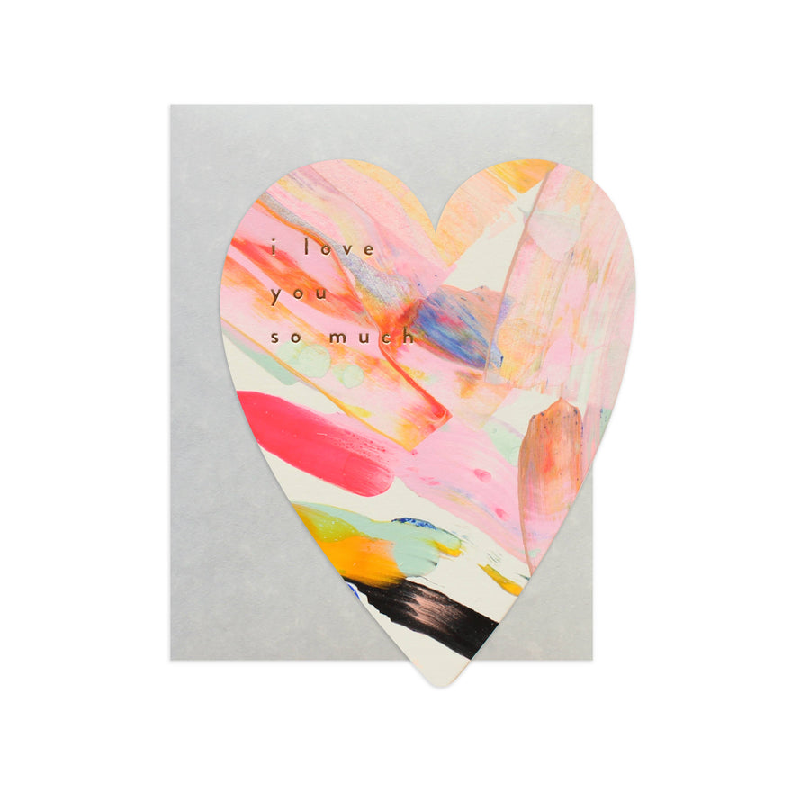 Rainbow Heart Greeting Card