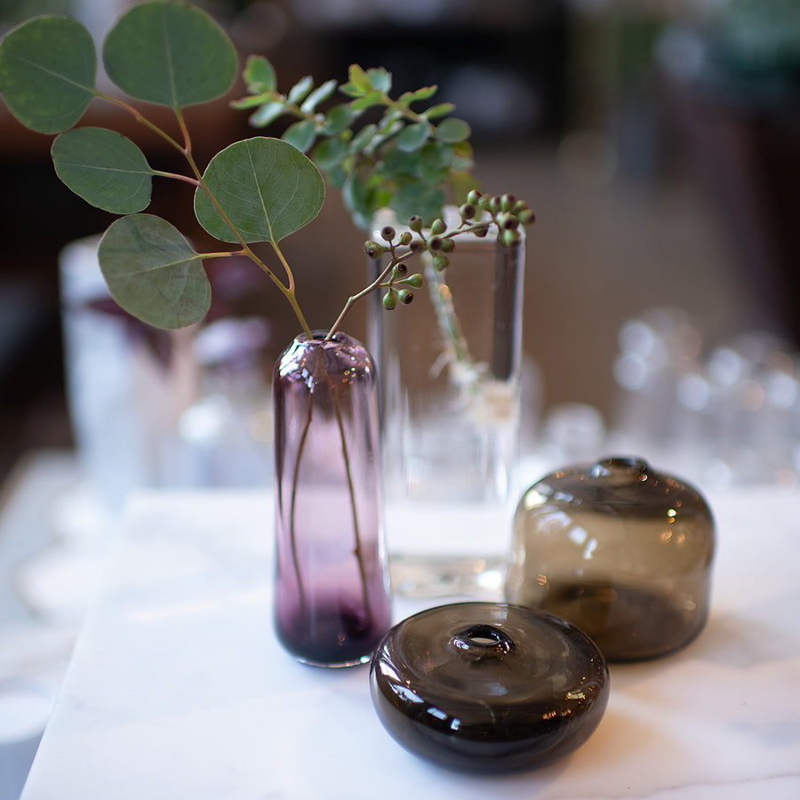 Little Gems Handblown Glass Vase / WHEAT