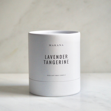 Makana lavender tangerine candle