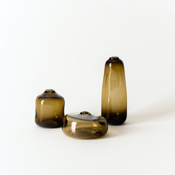 Little Gems Handblown Glass Vase / WHEAT
