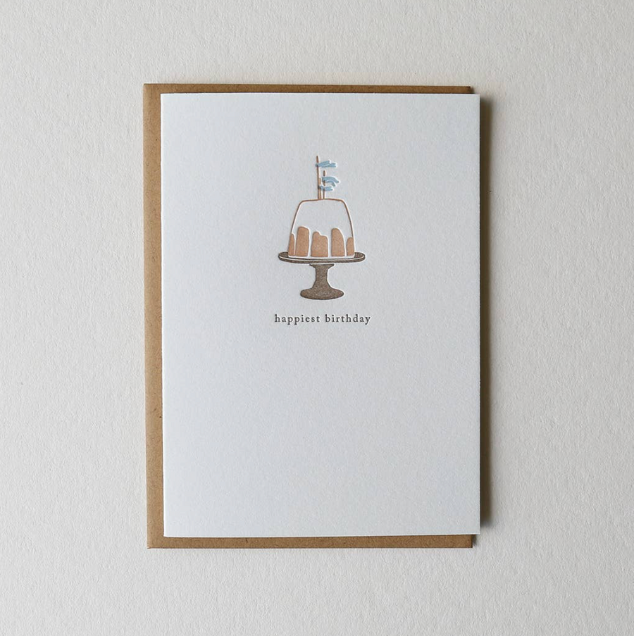 Bundt Cake Birthday Card