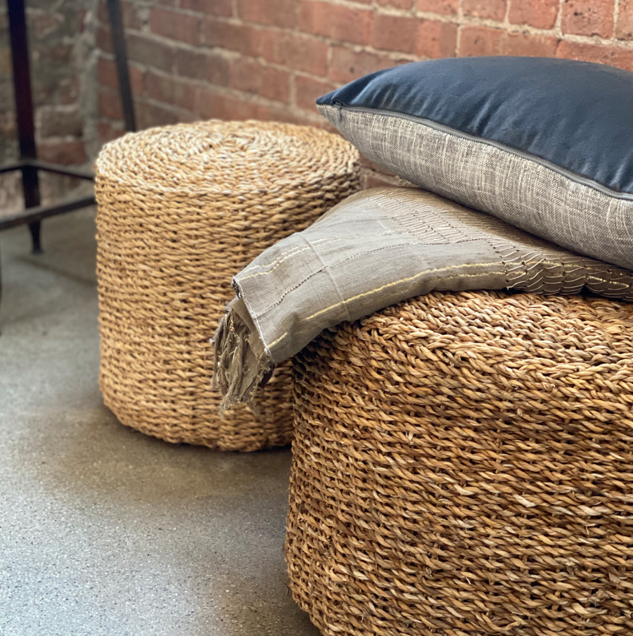Seagrass Pouf