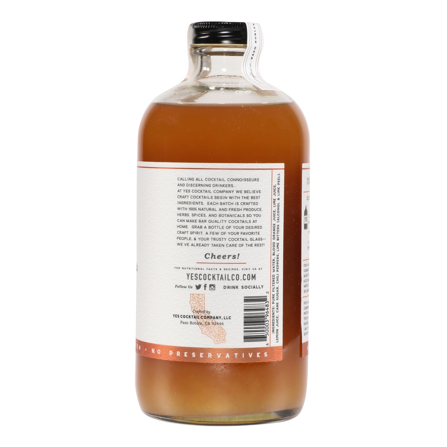 Blood Orange & Chili Pepper Cocktail Mixer