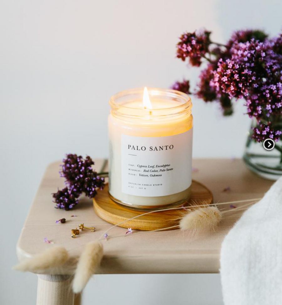 Minimalist Candle / Palo Santo