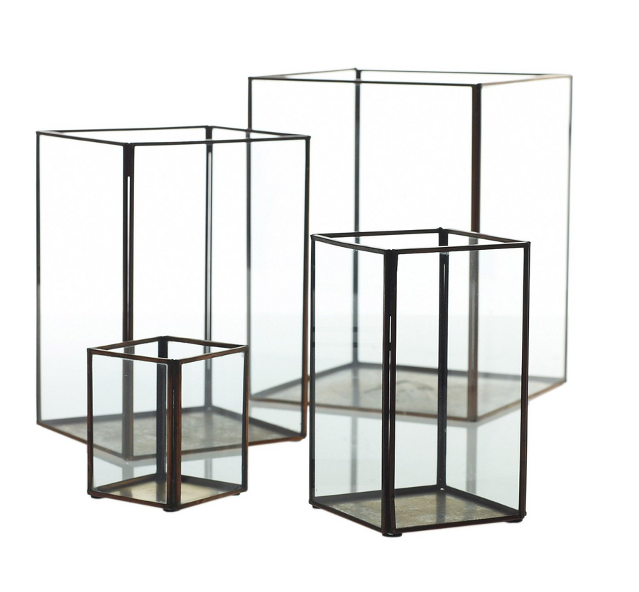 Glass and Metal Display Box