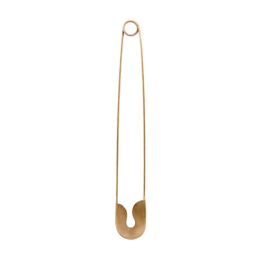 Giant Brass Safety Pin