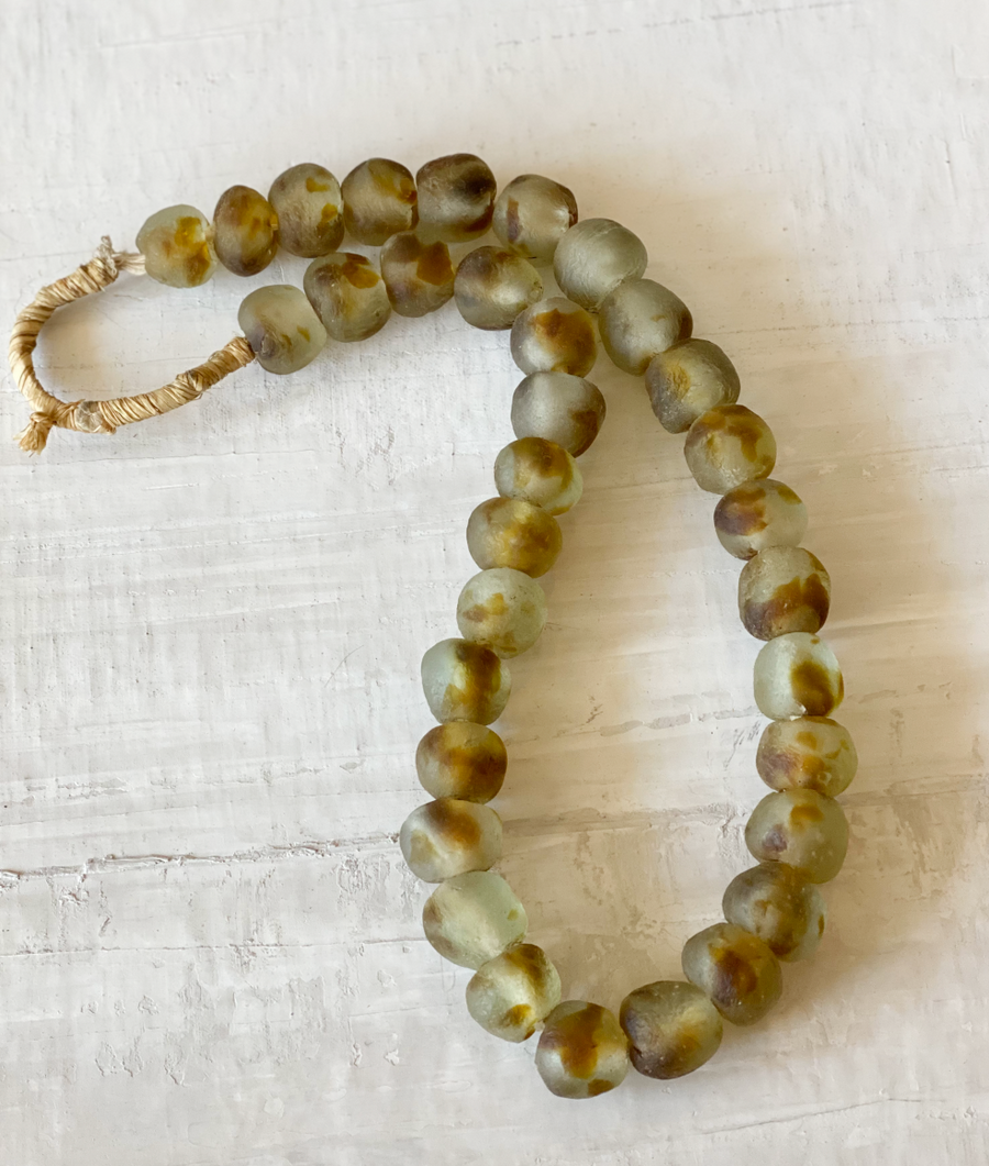 African Glass Beads - Tortoise