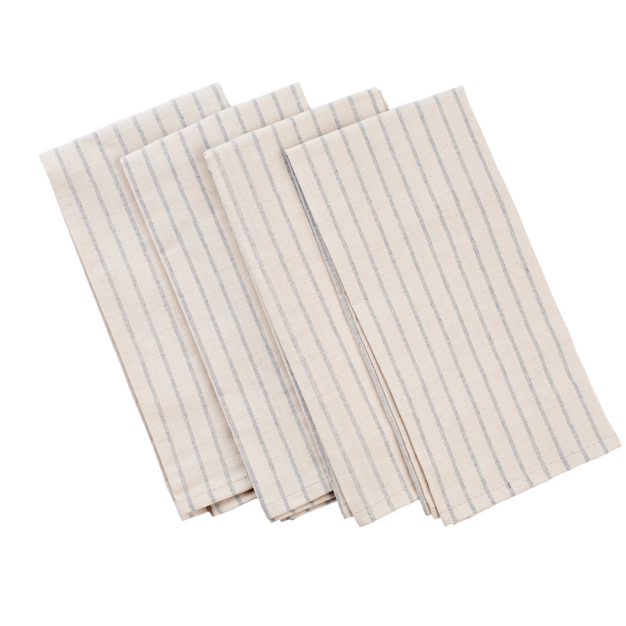 Meema Natural Striped Cotton Napkin