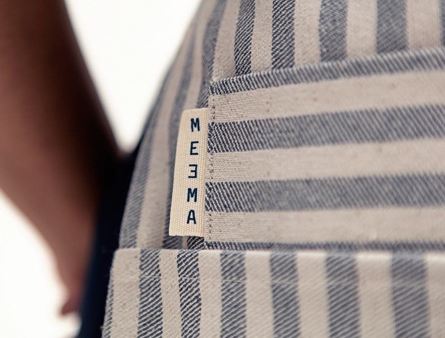 Meema Striped Bistro Apron