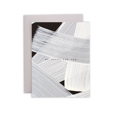 So Happy Whitewash Greeting Card