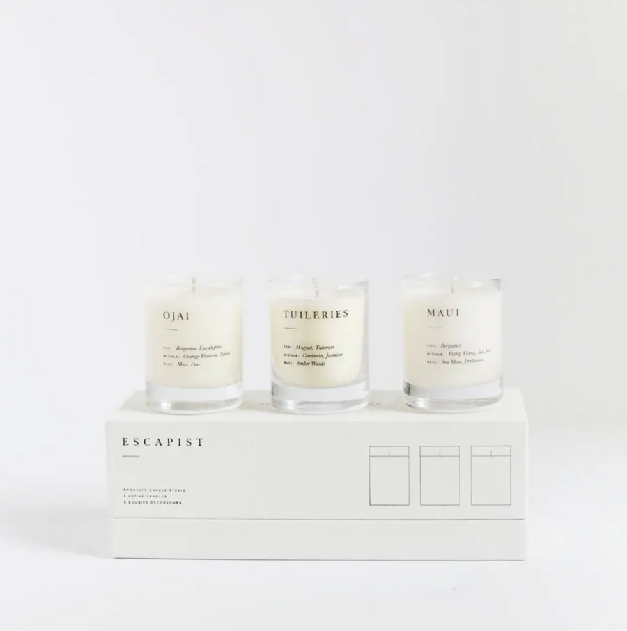Escapist Votive Set - Fresh + Floral
