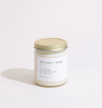 Sea Salt + Surf Minimalist Candle