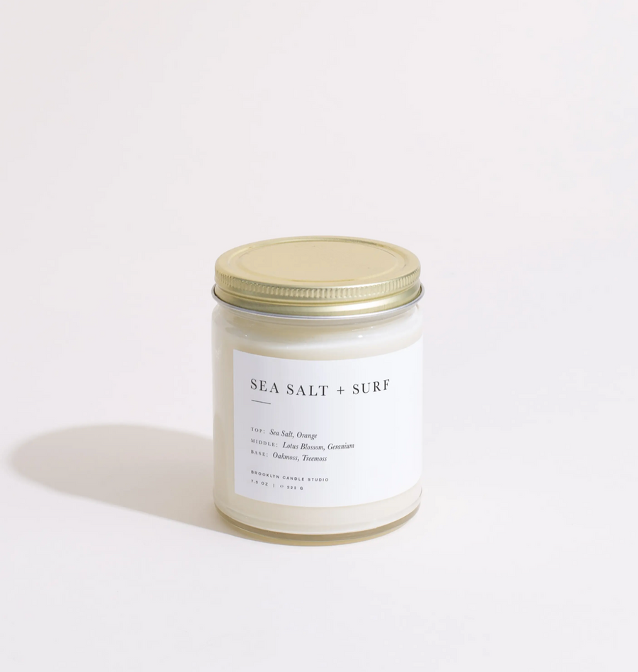 Sea Salt + Surf Minimalist Candle