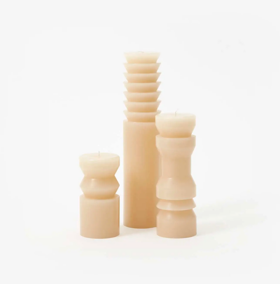 Totem Candle - Medium Sand