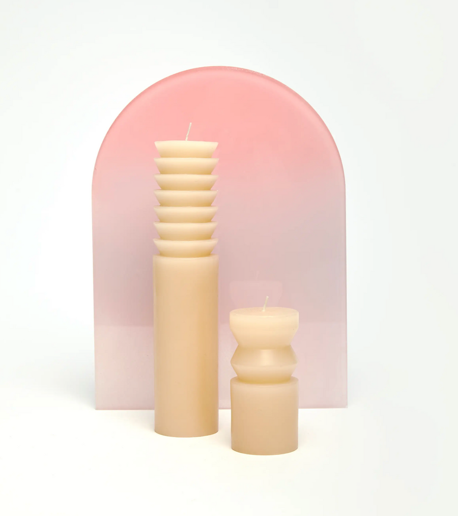 Totem Candle - Medium Sand