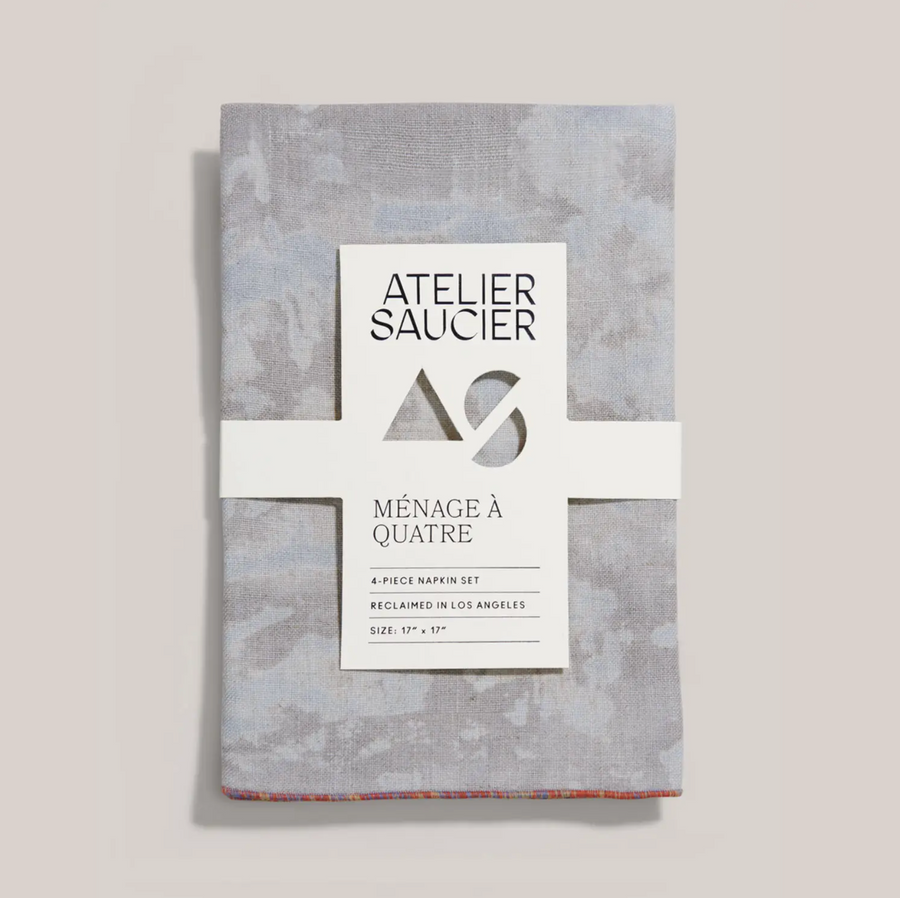Atelier Saucier Sunrise Linen Napkin Set of 4