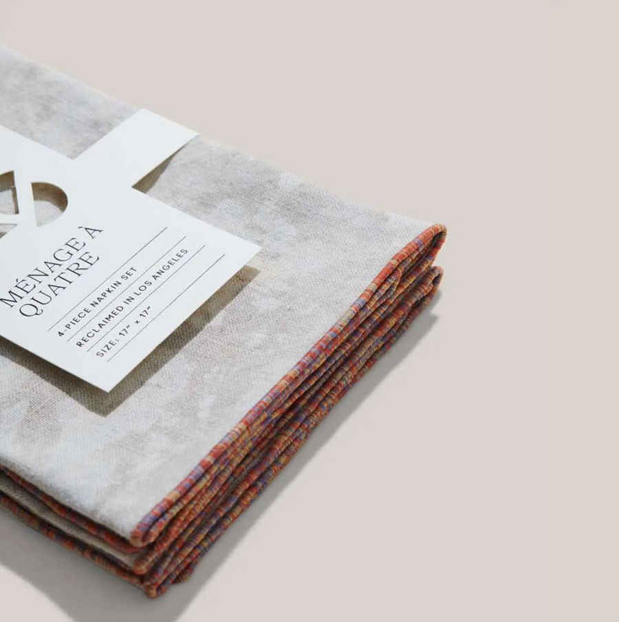 Atelier Saucier Sunrise Linen Napkin Set of 4