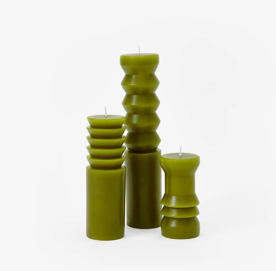 Totem Candle - Small Moss