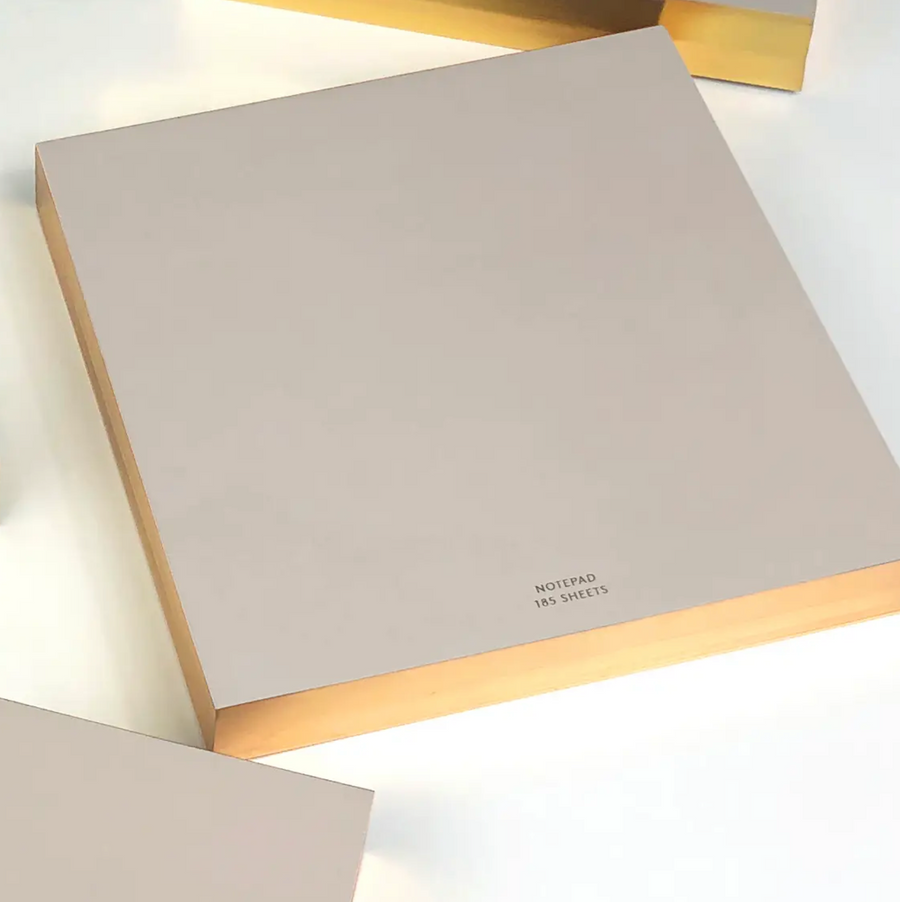 ColorPad Greige with Gilded Edge - Large Square