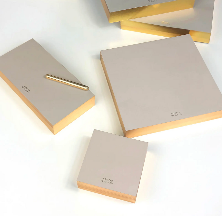 ColorPad Greige with Gilded Edge - Large Square