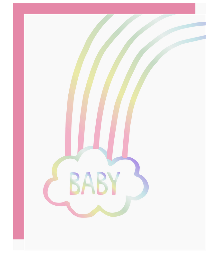 Rainbow Baby Greeting Card