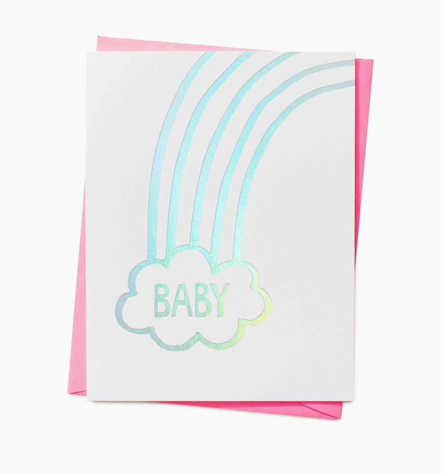 Rainbow Baby Greeting Card