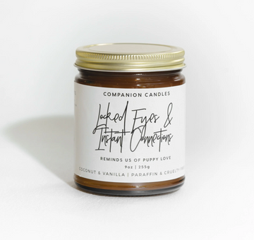 Locked Eyes & Instant Connections // Vanilla & Coconut Candle