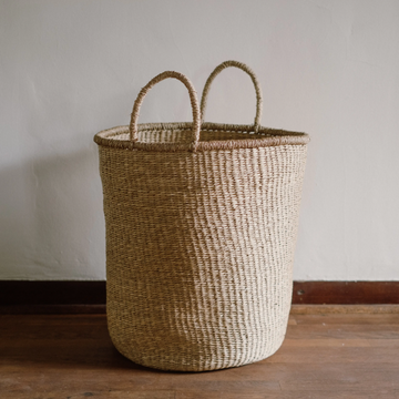 Seagrass Storage Basket with Handles