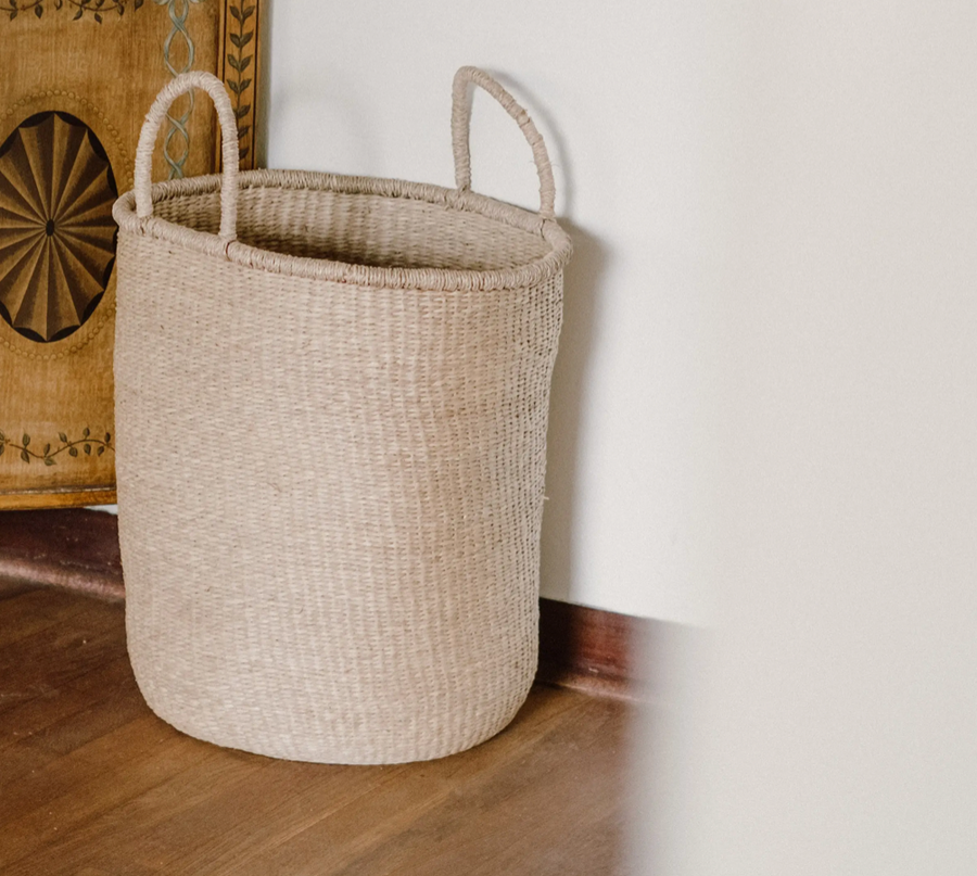 Seagrass Storage Basket with Handles