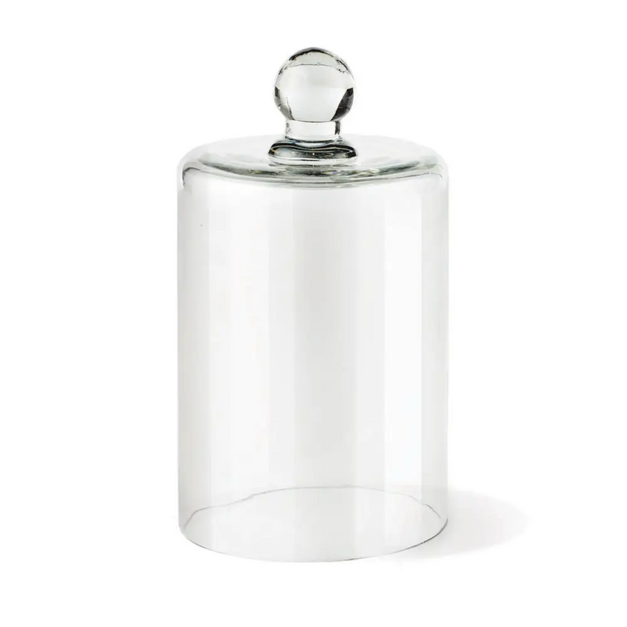 Glass Cloche with Knob Handle