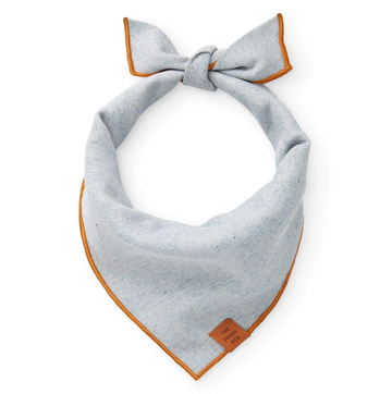 Upcycled Denim Dog Bandana (large dog)