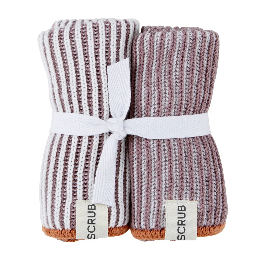Dishcloth / Mauve / Set Of 2