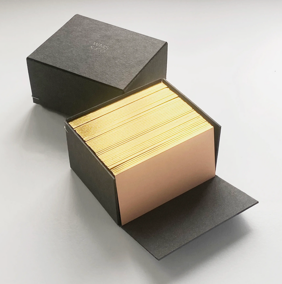 Business/Place Cards with Gold edging