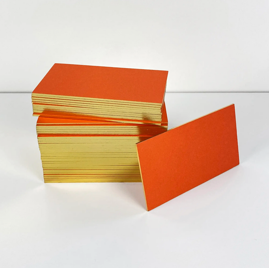 Business/Place Cards with Gold edging