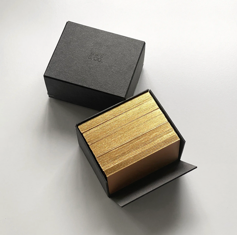 Business/Place Cards with Gold edging