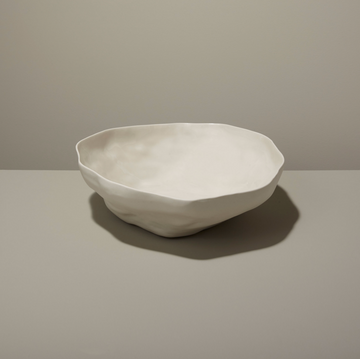 Large Stoneware Serving Bowl / Bone