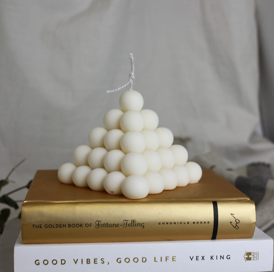 Pyramid Bubble Candle